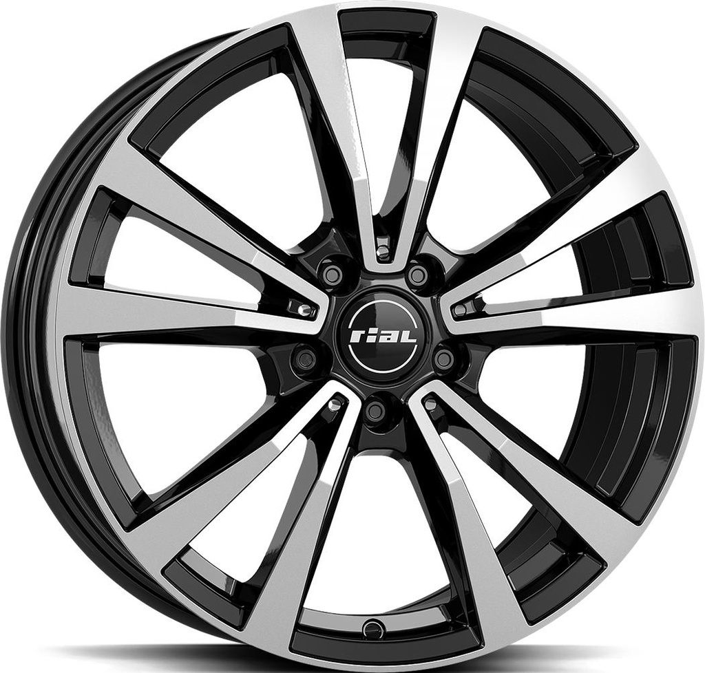 RIAL M12X DIAM BLACK POL 9x20 5/112 ET42 CB66.6