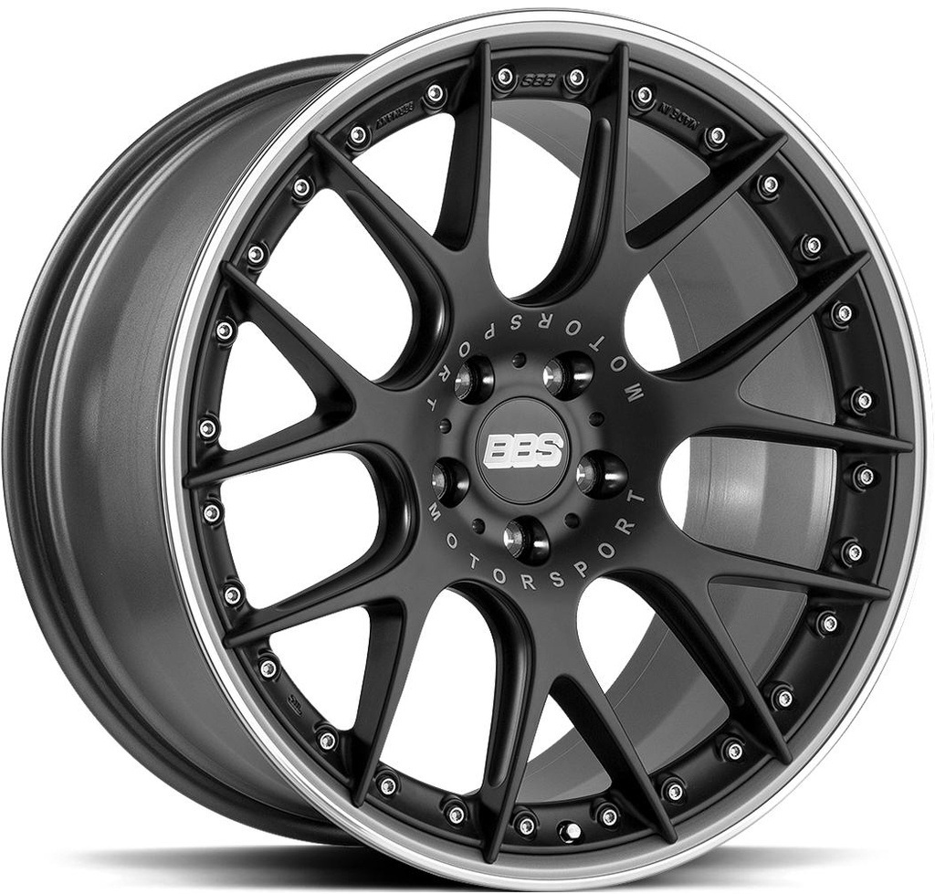 BBS CH-RII SATIN BLACK 11.5x20 5/130 ET47 CB71.6