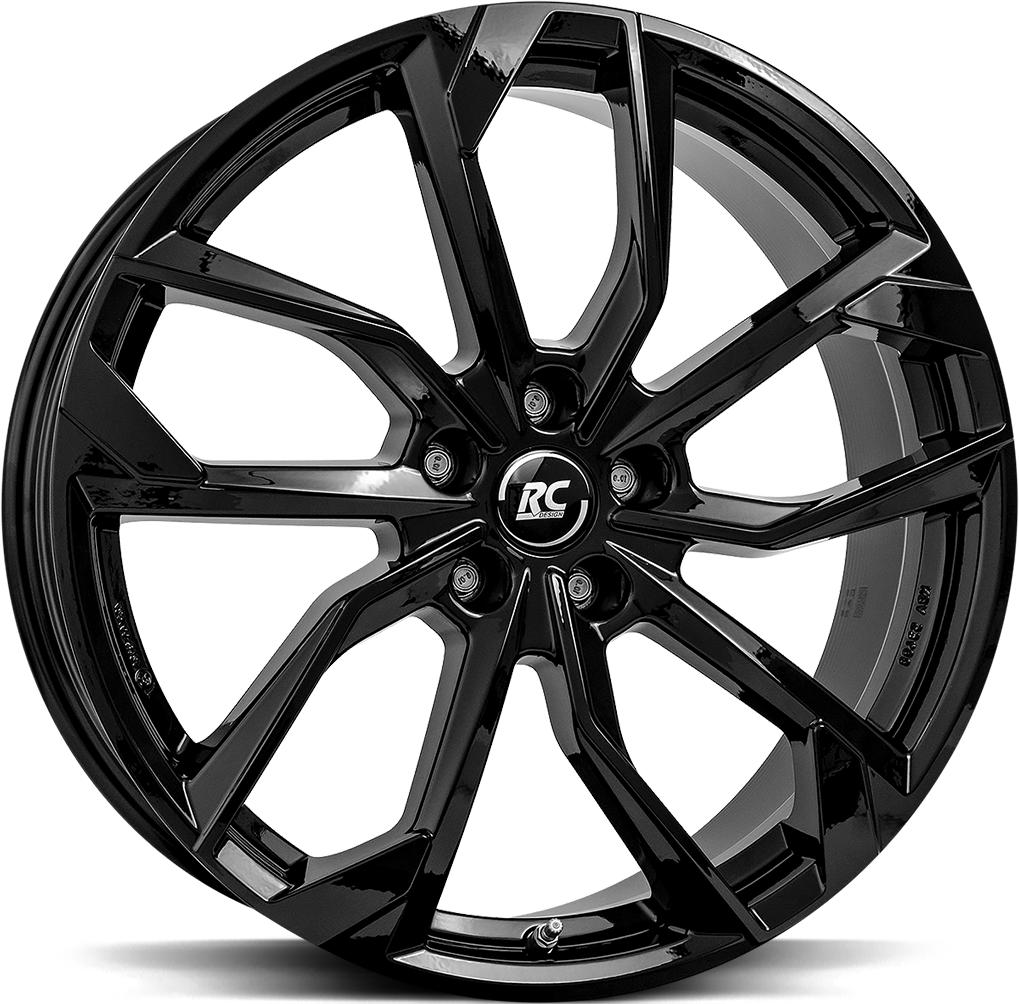 BROCK RC34 SHINY BLACK 7.5x18 5/112 ET49 CB66.6