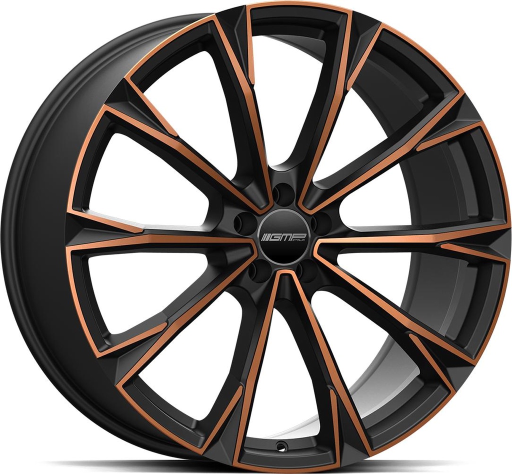 GMP TOTALE SATIN BLACK BRONZE DIAM 8x19 5/112 ET43 CB57.1