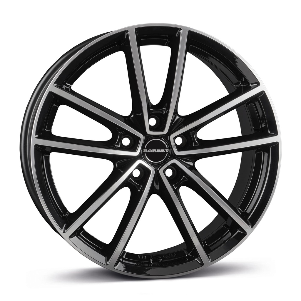 BORBET W BLACK POL GLOSS 7x17 5/114.3 ET45 CB72.5