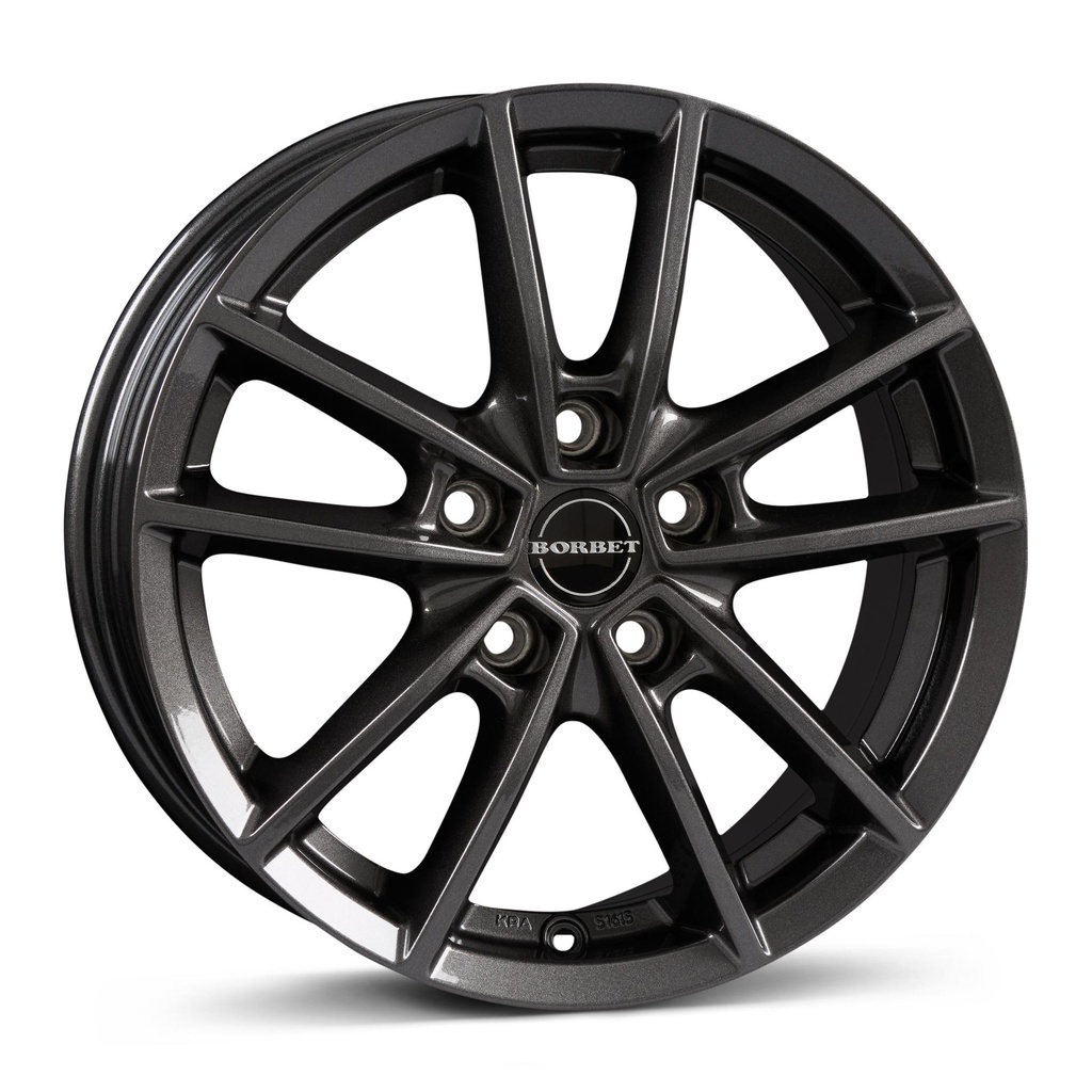 BORBET W MIST ANTRACITE GLOSS 8.5x21 5/112 ET45 CB66.6
