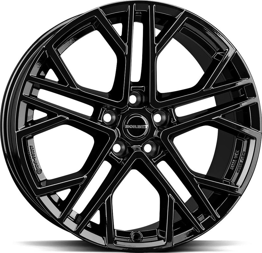 BORBET XV BLACK GLOSS 9.5x19 5/114.3 ET44 CB70.6