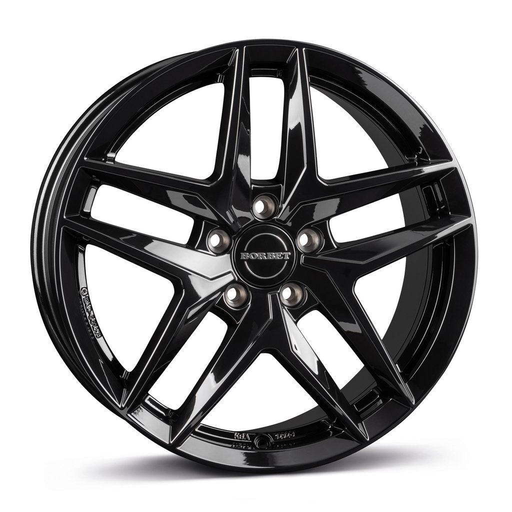 BORBET Z BLACK GLOSS 7.5x17 5/112 ET38 CB66.6