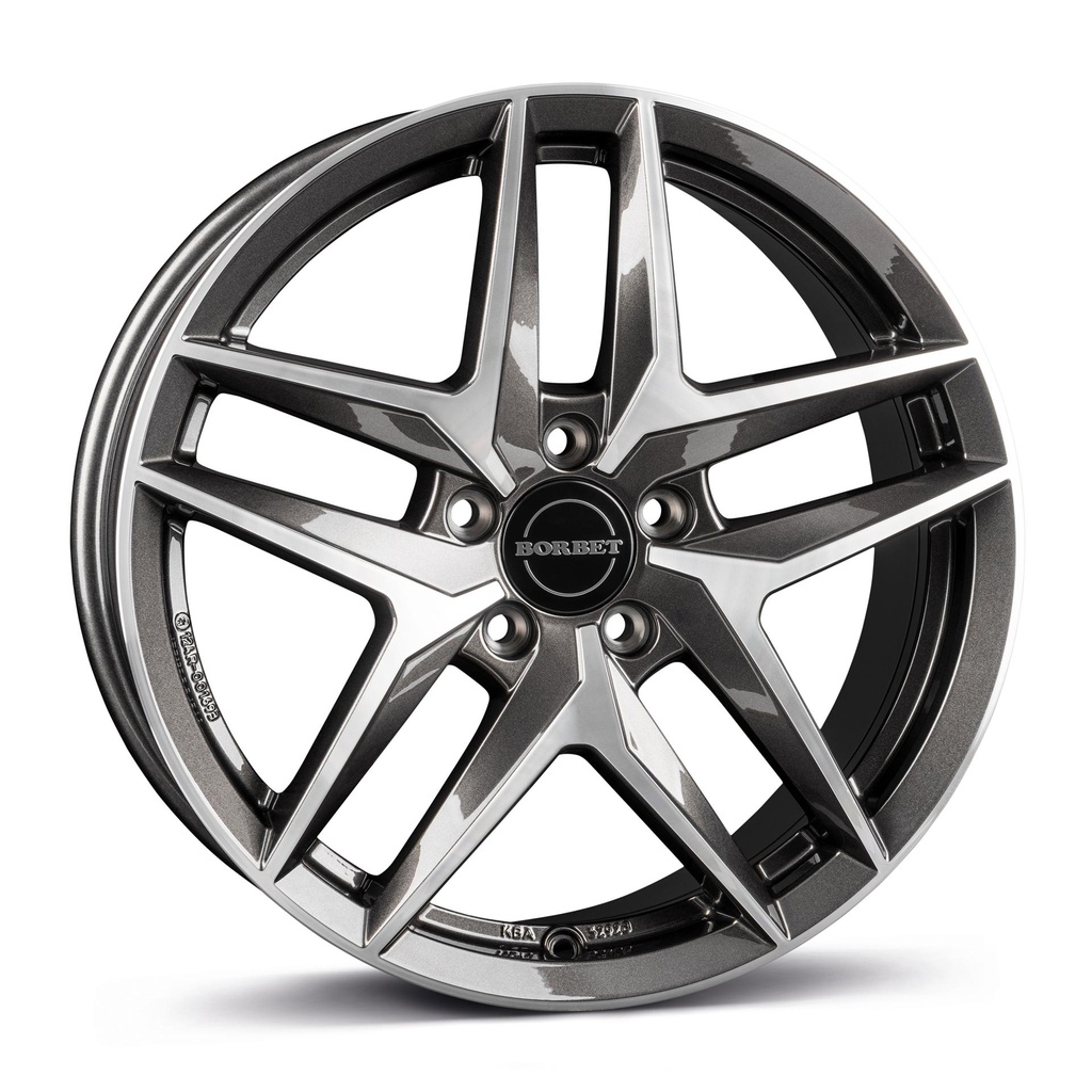 BORBET Z MIST ANTRACITE GLOSS POL 8x19 5/112 ET38 CB66.6