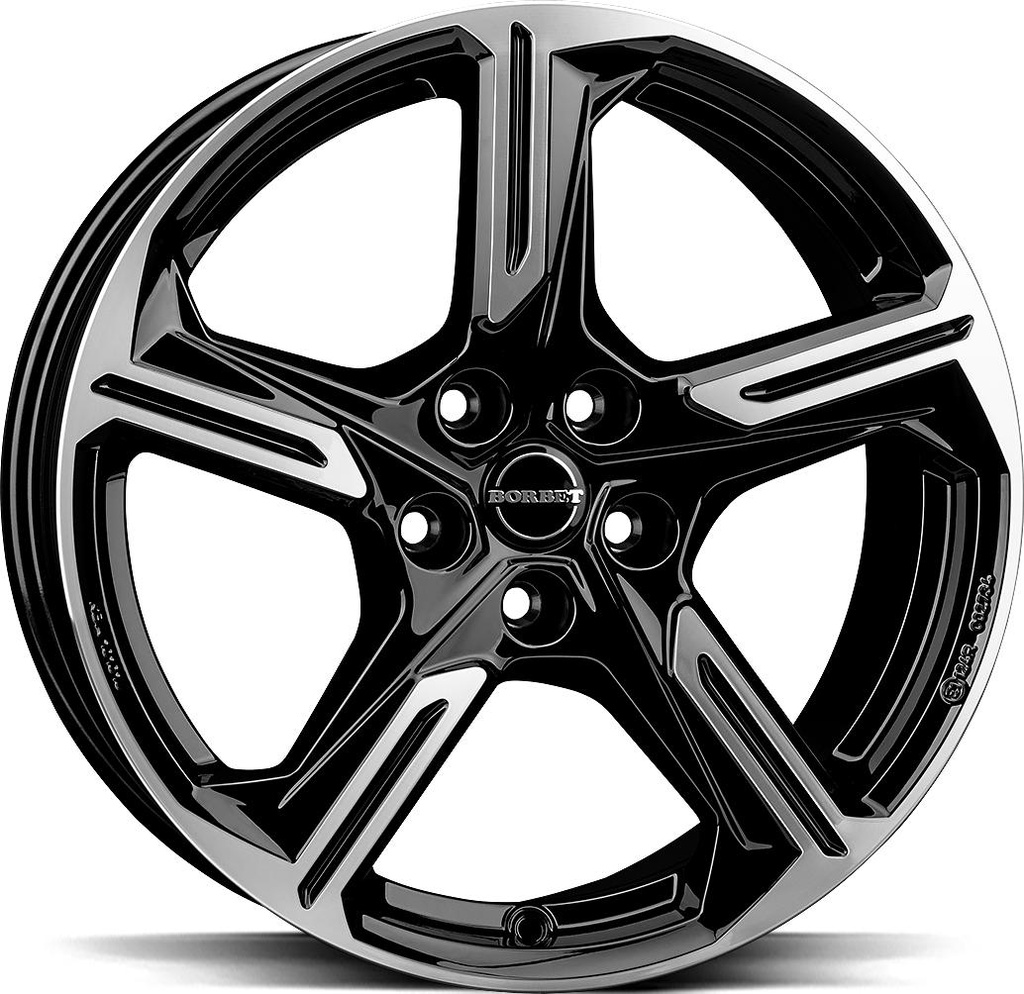 BORBET XE1 BLACK POL 7.5x18 5/114.3 ET45 CB66.1
