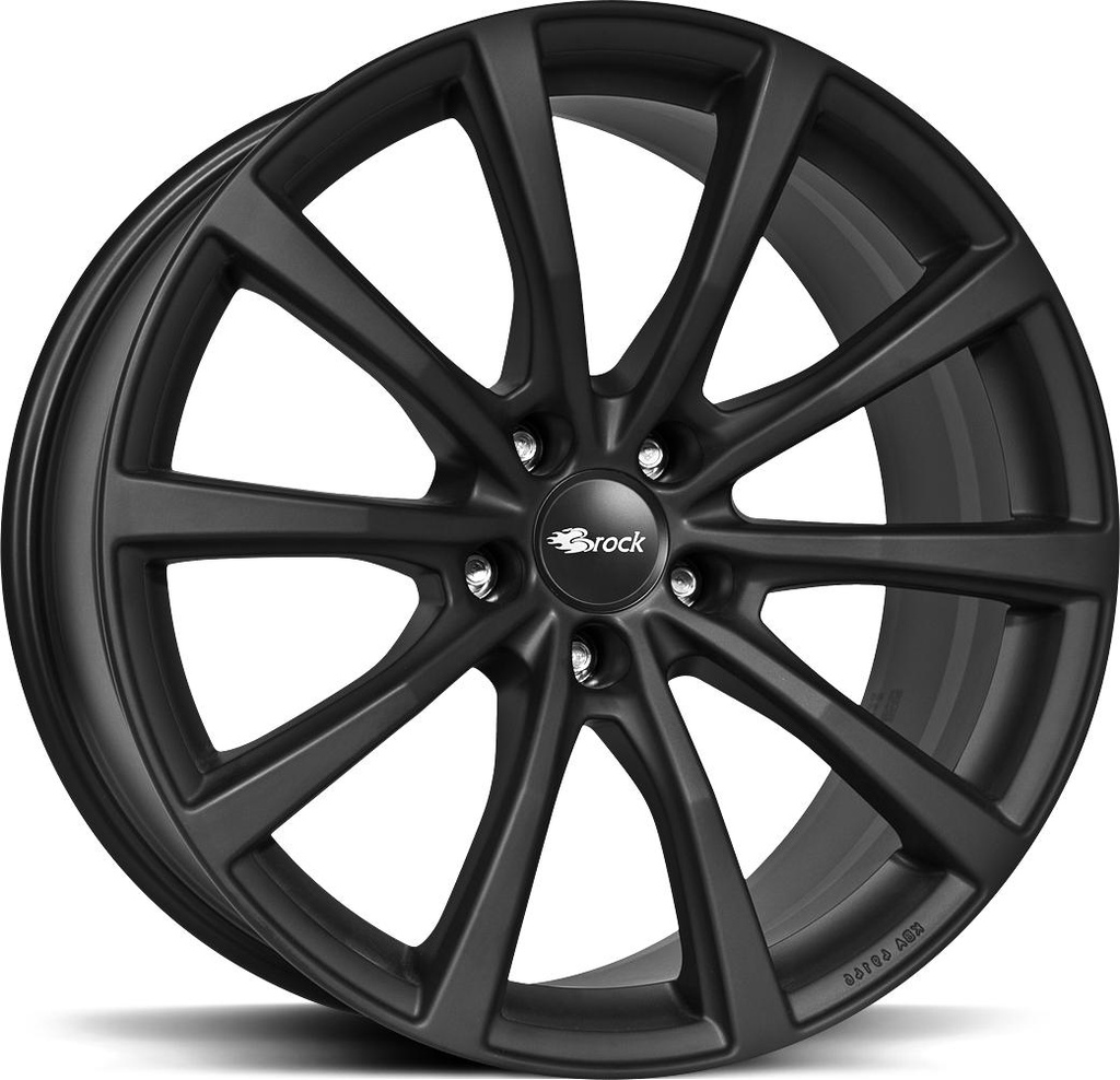 BROCK B32 BLACK MATT 8.5x18 5/120 ET46 CB74.1