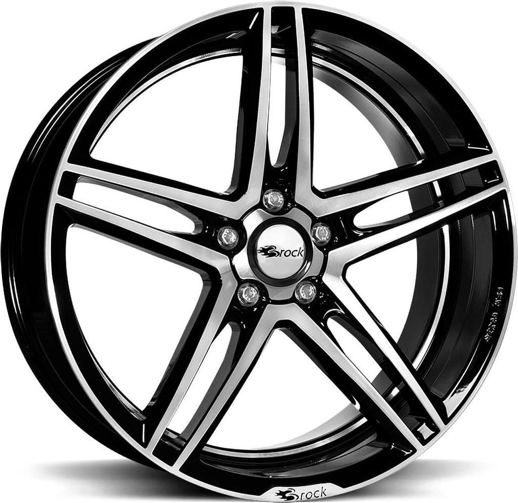 BROCK B33 BLACK FULL POL 8.5x18 5/108 ET45 CB72.6