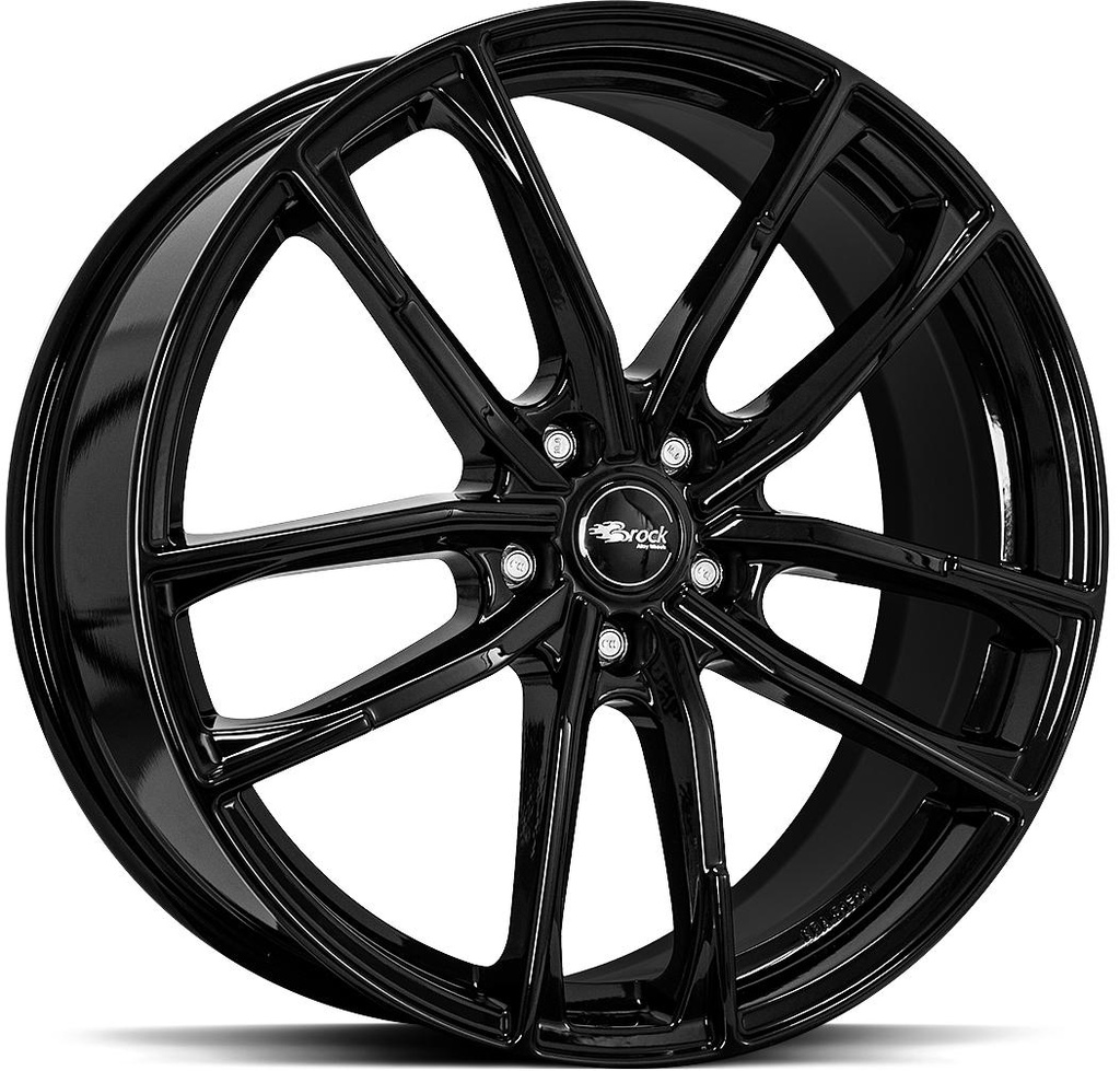 BROCK B38 SHINY BLACK 8x20 5/112 ET48 CB66.6