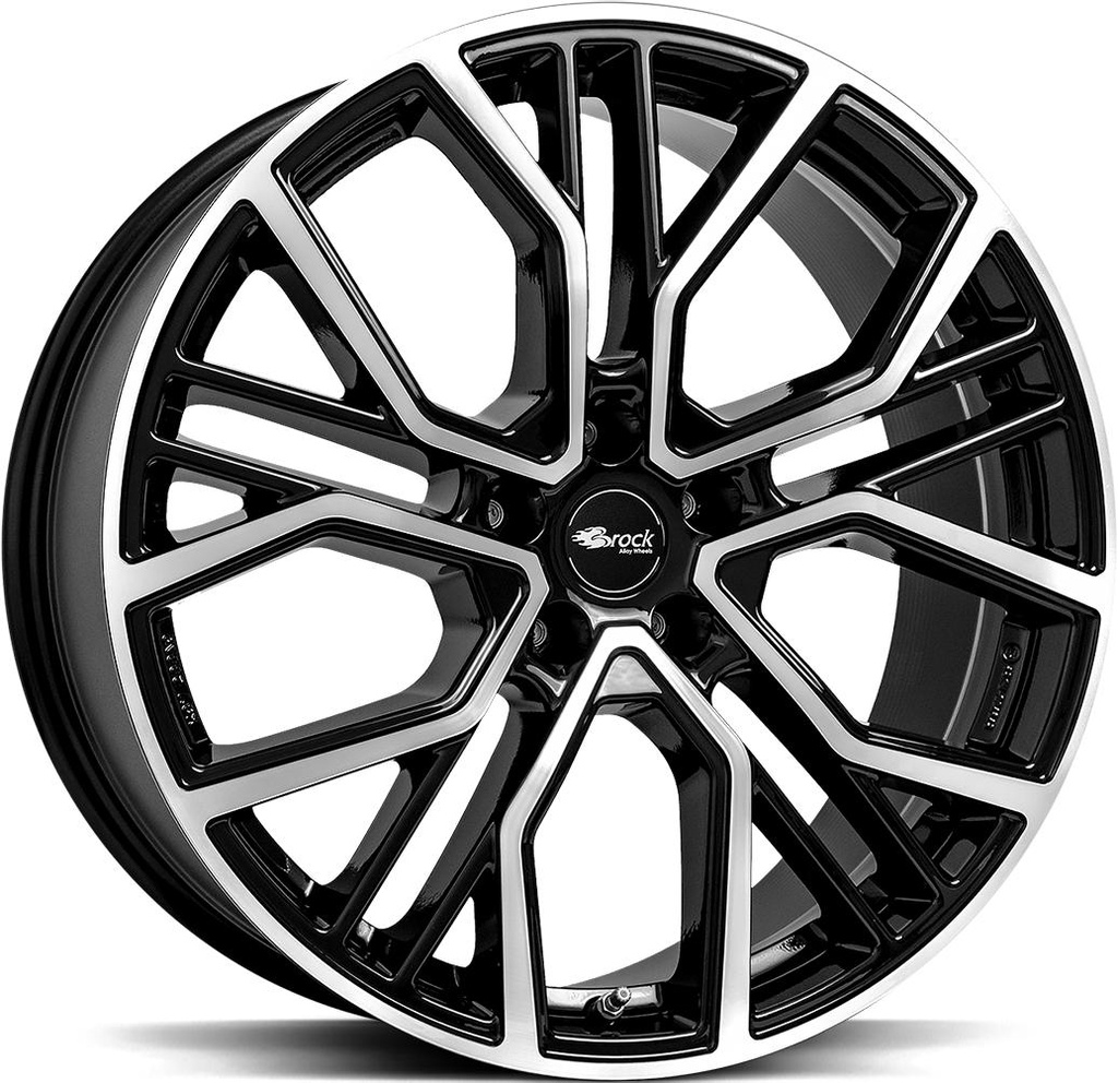BROCK B41 BLACK FULL POL 8.5x19 5/120 ET45 CB65.1