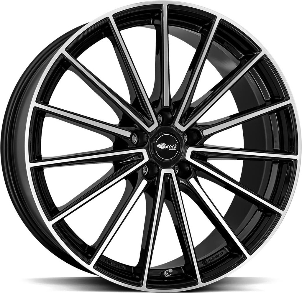 BROCK B43 BLACK FULL POL 10x20 5/112 ET48.1 CB66.6