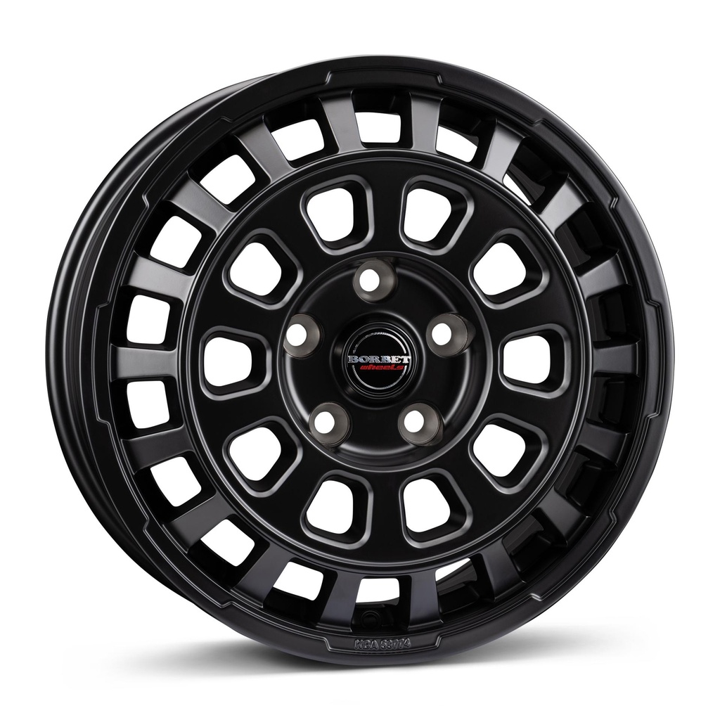 BORBET CW7 BLACK MATT 7.5x18 5/130 ET53 CB78.1