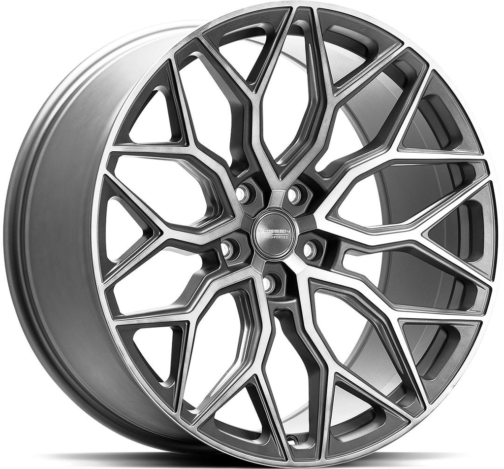 VOSSEN HF2 TINTED MATT GUN METAL 9.5x20 5/112 ET40 CB66.6