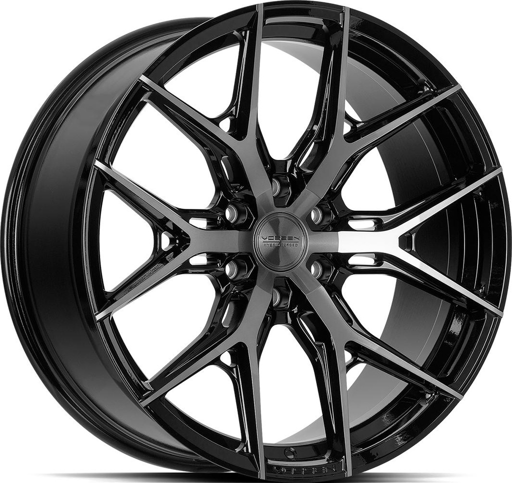 VOSSEN HF6.4 TINTED GLOSS BLACK 9.5x20 6/139.7 ET15 CB106.1