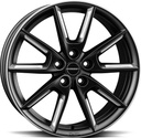 BORBET LX19 BLACK MATT SILV SPOKE RIM 8x19 5/108 ET50 CB72.5