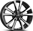 RIAL M12X DIAM BLACK POL 8x19 5/112 ET61 CB66.6