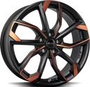 BROCK RC34 BLACK ORANGE MATT 8x18 5/112 ET38 CB57.1