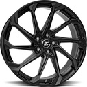 BROCK RC36 SHINY BLACK 8x19 5/130 ET43 CB66.6