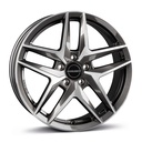 BORBET Z MIST ANTRACITE GLOSS POL 7.5x18 5/112 ET51 CB66.7