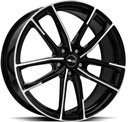 BROCK B38 BLACK FULL POL 8x19 5/112 ET50 CB57.1