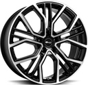 BROCK B41 BLACK FULL POL 8.5x20 5/127 ET50 CB71.6