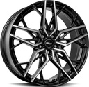 BROCK B44 BLACK FULL POL 8.5x20 5/114.3 ET30 CB72.6