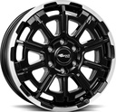 BROCK B45 BLACK FULL POL 7.5x18 6/139.7 ET50 CB92.5