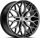VOSSEN HF6.3 BRUSH GLOSS BLACK 10x24 6/135 ET25 CB87.1