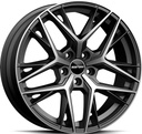 GMP LUNICA MATT ANTHRACITE DIAM 7.5x18 5/100 ET38 CB57.1